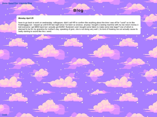 blog screenshot