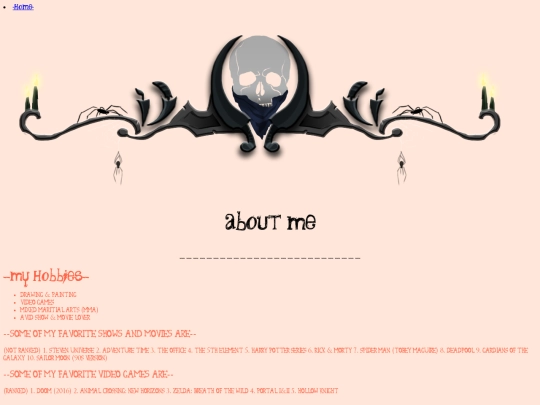 About-Me screenshot