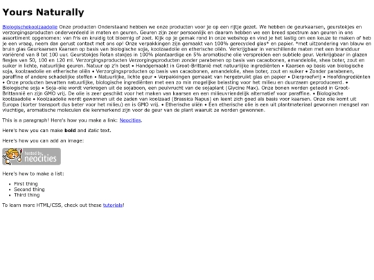 index screenshot