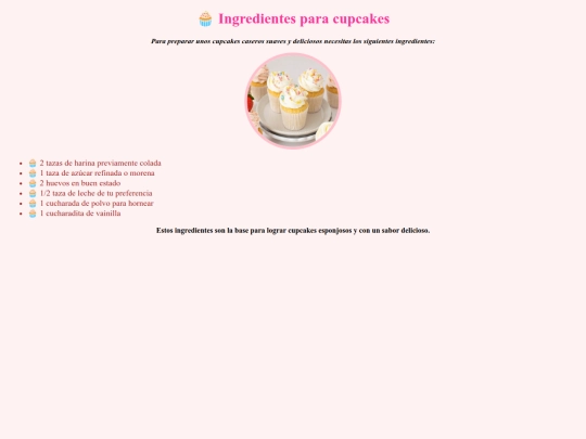Ingredientes screenshot