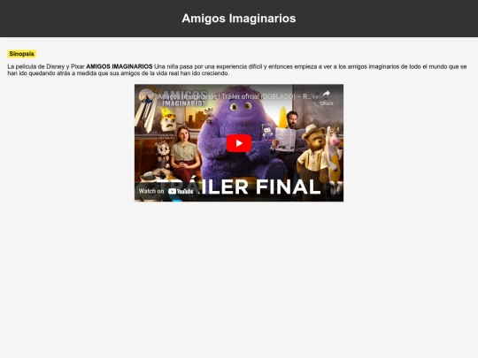 Amigos Imaginarios screenshot