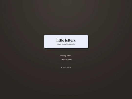 little-letters screenshot