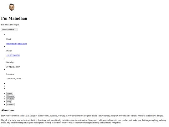 index screenshot