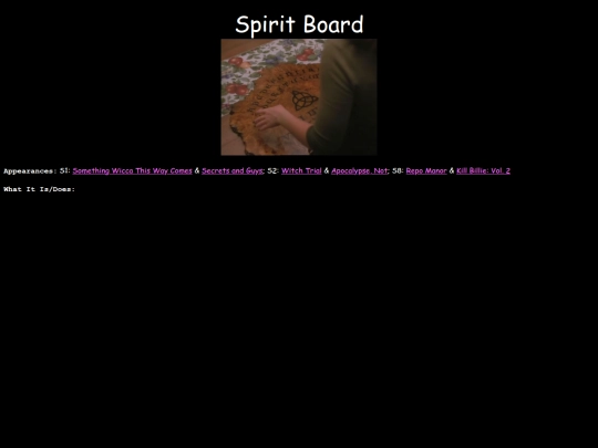 S1/objects_spiritboard screenshot