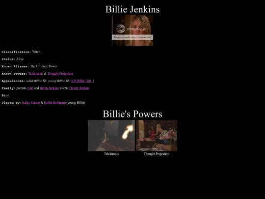 cast/billie screenshot