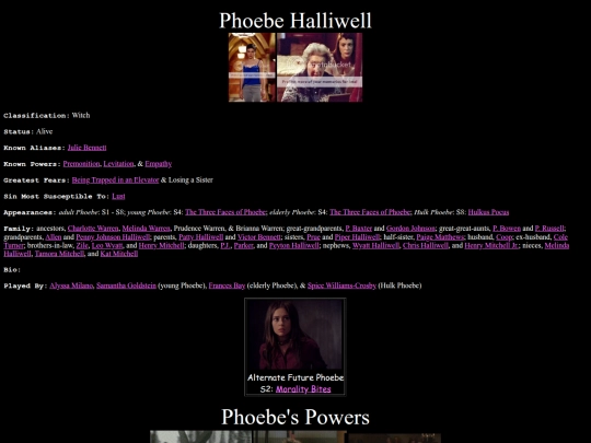 cast/phoebe screenshot