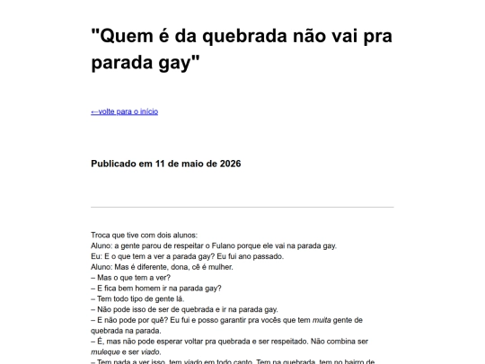 educacao/viado screenshot