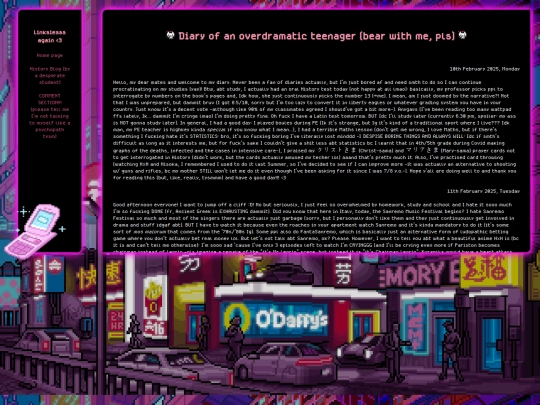 journal_blog screenshot