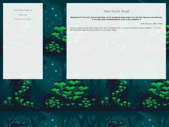 music_blog screenshot
