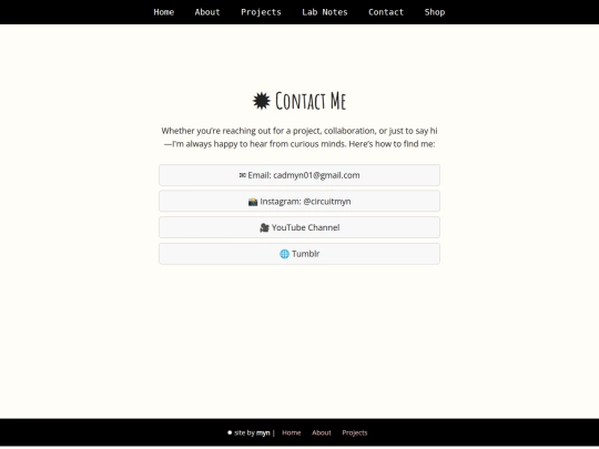 contact screenshot