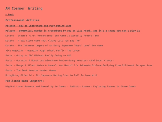 writing screenshot