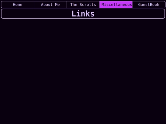 links screenshot