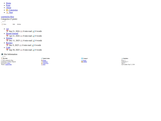 categories screenshot