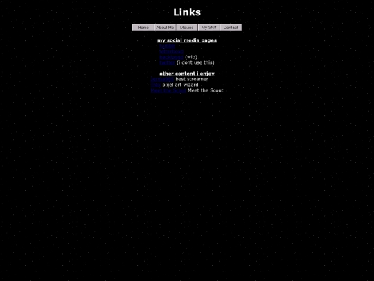 links screenshot