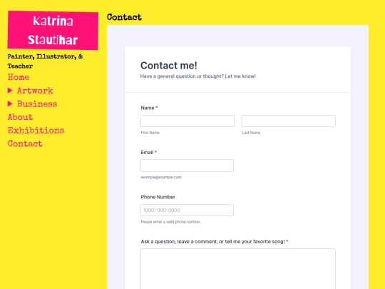 contact screenshot