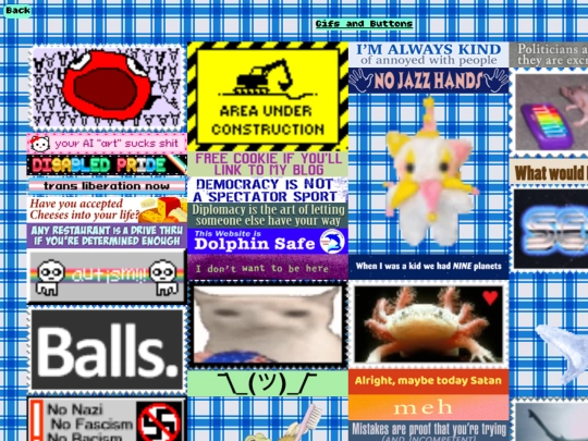 Buttons screenshot