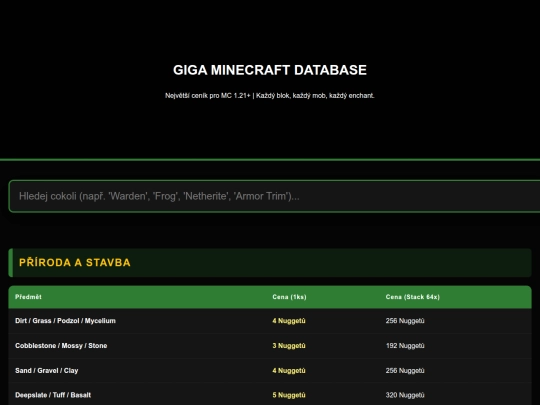 index screenshot