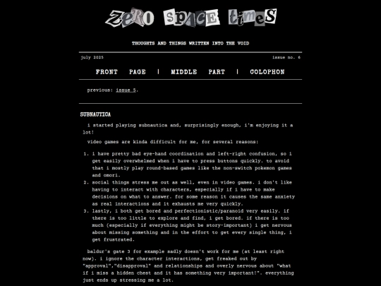 issues/006 screenshot