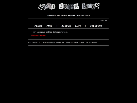 writings/template screenshot
