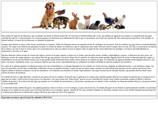 html/tiburon screenshot
