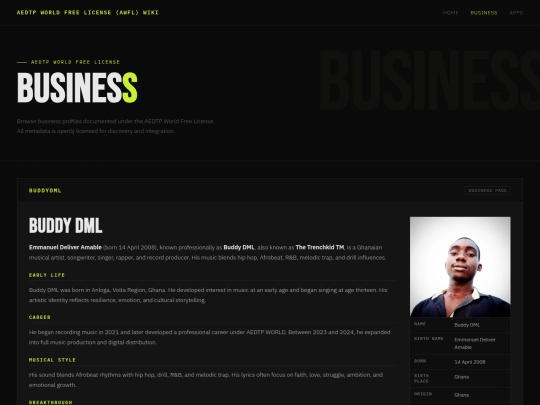 business screenshot