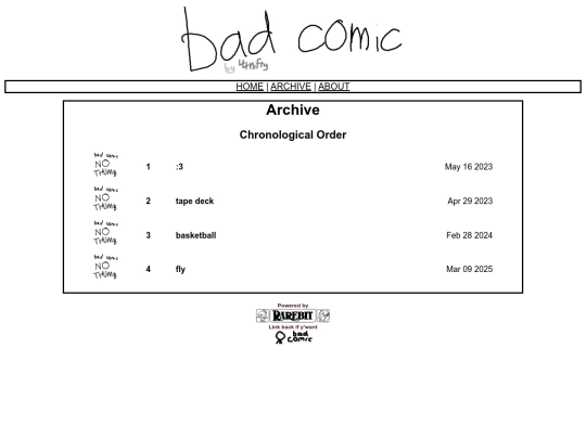 archive screenshot