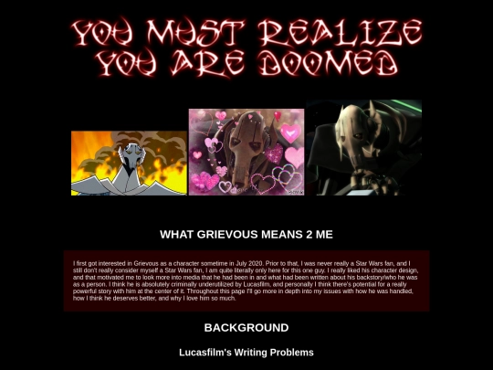 grievous screenshot