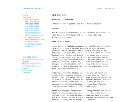 CVE-2023-27168 screenshot