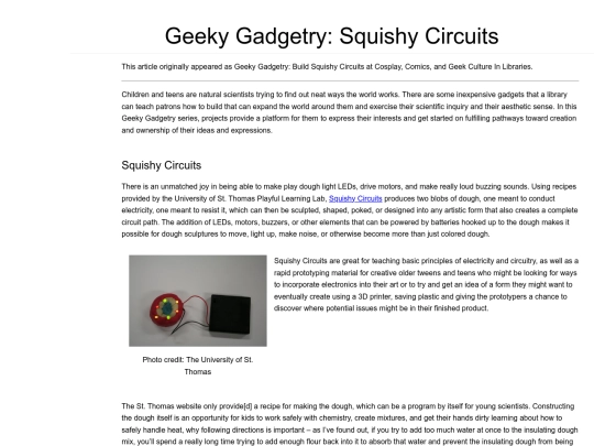 articles/CCGC/GeekyGadgetrySquishyCircuits screenshot