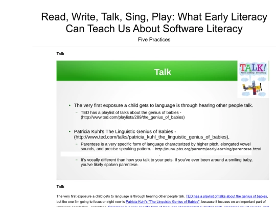 presentations/OSB2017/Read Write Talk Sing Play/RWTSP - 05 - Five Practices - Talk screenshot