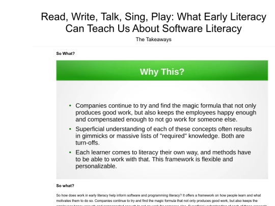 presentations/OSB2017/Read Write Talk Sing Play/RWTSP - 10 - Takeaways - So What screenshot