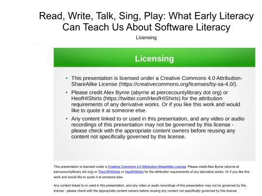 presentations/OSB2017/Read Write Talk Sing Play/RWTSP - 13 - Licensing screenshot
