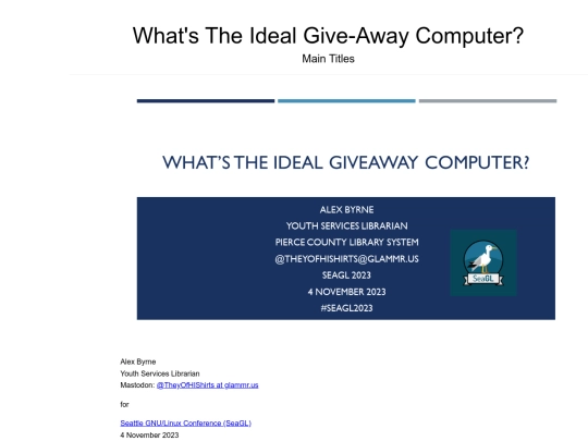 presentations/SeaGL2023/Give-Away Computer/01 - Main Titles screenshot