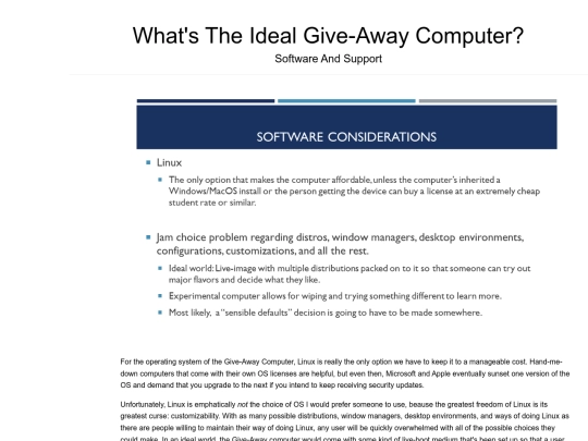 presentations/SeaGL2023/Give-Away Computer/05 - Software And Support screenshot