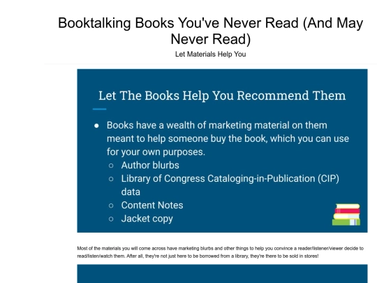 presentations/WLA2020/Booktalking/04 - Let Materials Help You screenshot