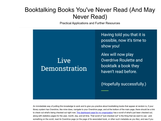 presentations/WLA2020/Booktalking/05 - Further Resources screenshot