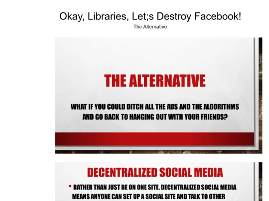 presentations/WLA2022/DestroyFacebook/03 - The Alternative screenshot