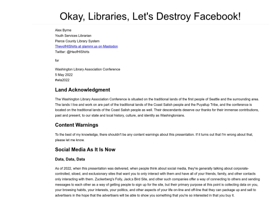 presentations/WLA2022/DestroyFacebook/Destroy Facebook - No Images screenshot