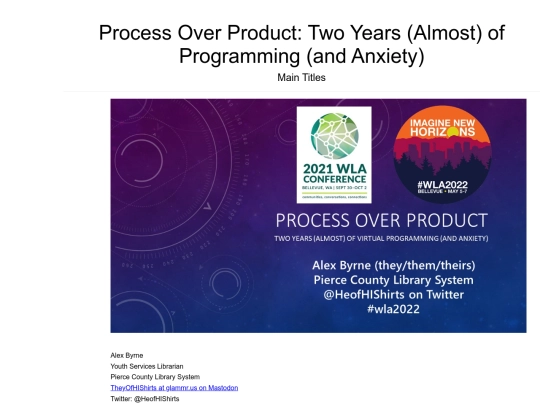 presentations/WLA2022/ProcessOverProduct/01 - Main Titles screenshot