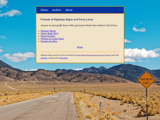 posts/Friends-of-the-Site screenshot