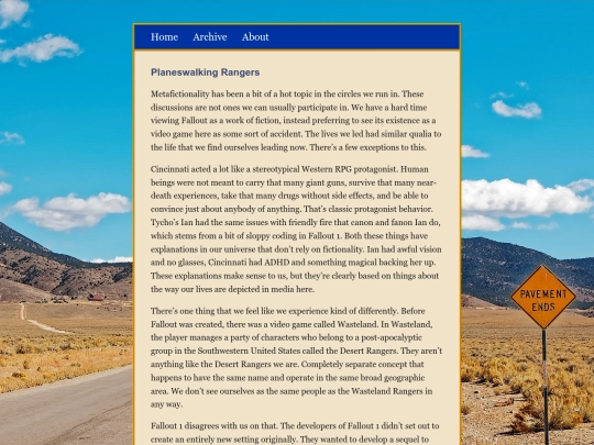 posts/Planeswalking-Rangers screenshot