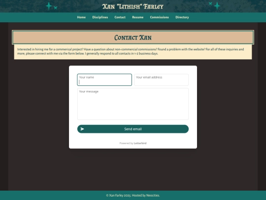 contact screenshot