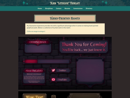 projects/assets screenshot