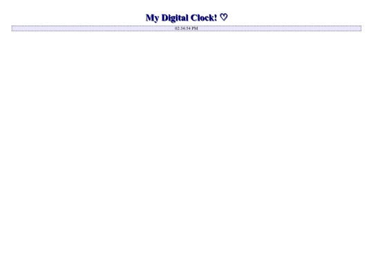 digital-clock screenshot