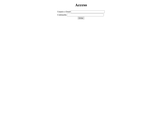 Acceso screenshot