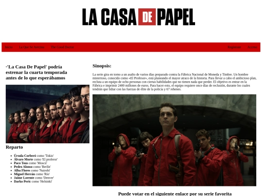 LaCasaDePapel screenshot