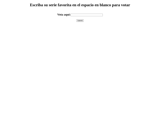 Votación screenshot