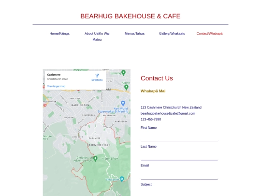 Contact screenshot