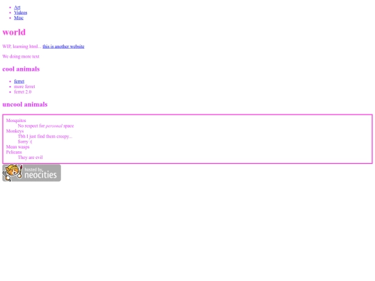 index screenshot