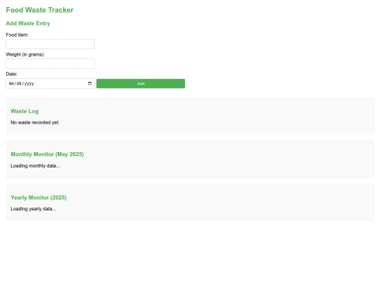 web/food screenshot